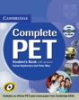 Complete Pet Student'S Book With Answers With Cd-Rom - Preview
