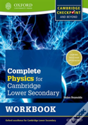 Complete Physics For Cambridge Secondary 1 Workbook