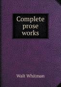 Complete Prose Works