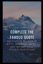 Complete The Famous Quote - Preview