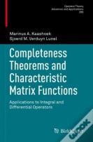 Completeness Theorems And Characteristic Matrix Functions