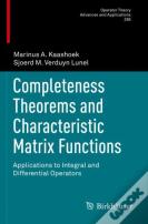 Completeness Theorems And Characteristic Matrix Functions