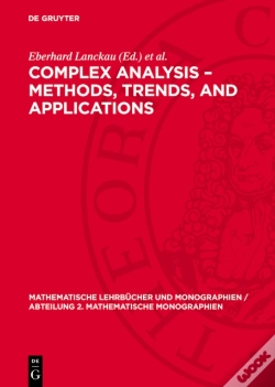 Capa do artigo Complex Analysis  Methods, Trends, And Applications