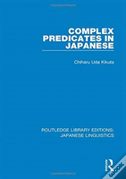 Capa do artigo Complex Predicates In Japanese