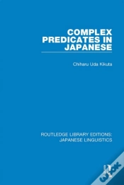 Capa do artigo Complex Predicates In Japanese