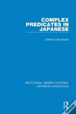 Capa do artigo Complex Predicates In Japanese