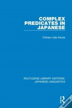Capa do artigo Complex Predicates In Japanese