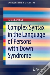 Capa do artigo Complex Syntax In The Language Of Persons With Down Syndrome