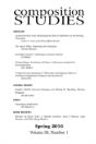 Composition Studies 38.1 (Spring 2010) - Preview