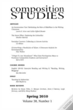 Capa do artigo Composition Studies 38.1 (Spring 2010)
