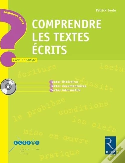 Capa do artigo Comprendre Des Textes Écrits (+ Cd-Rom)