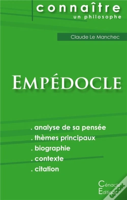 Capa do artigo Comprendre Empedocle