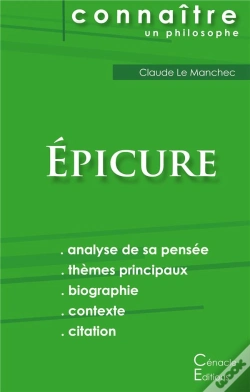 Capa do artigo Comprendre Epicure