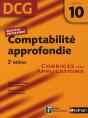Comptabilité Approfondie ; Épreuve 10 Dcg ; Corrigés (Édition 2008) - Preview