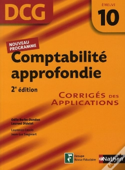 Capa do artigo Comptabilité Approfondie ; Épreuve 10 Dcg ; Corrigés (Édition 2008)