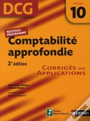 Capa do artigo Comptabilité Approfondie ; Épreuve 10 Dcg ; Corrigés (Édition 2008)