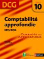 Comptabilite Appronfondie 2015/2016 Epreuve 10 Dcg - Corriges Des Applications - Preview