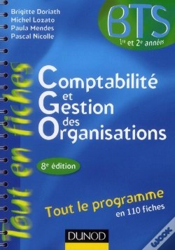 Capa do artigo Comptabilite Et Gestion Des Organisations - 8e Edition - Tout Le Programme En 110 Fiches