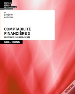 Capa do artigo Comptabilité Financière T.3 ; Solutions