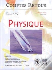 Comptes Rendus Academie Des Sciences Physique Tome 6 Fasc 45 Maijuin 2005 Aircraft Trailing Vortices