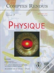 Capa do artigo Comptes Rendus Academie Des Sciences Physique Tome 6 Fasc 7 Septembre 2005neutrino Physics Physique