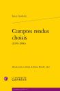Comptes Rendus Choisis (1950-1980) - Preview