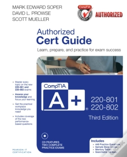 Capa do artigo Comptia A+ 220-801 And 220-802 Cert Guide