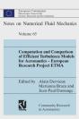 Computation And Comparison Of Efficient Turbulence Models For Aeronautics - European Research Project Etma - Preview