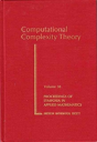 Computational Complexity Theory - Preview