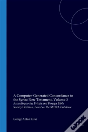 Capa do artigo Computer-Generated Concordance To The Syriac New Testament