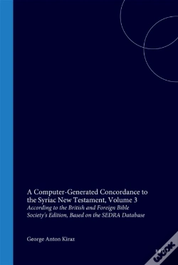 Capa do artigo Computer-Generated Concordance To The Syriac New Testament