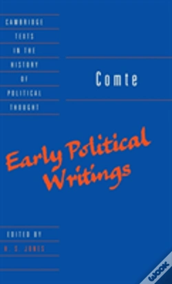 Capa do artigo Comte: Early Political Writings