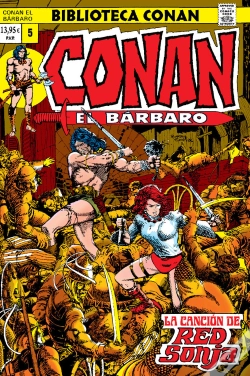 Capa do artigo Conan Barbaro V1 05 1973 Cancion Red Son