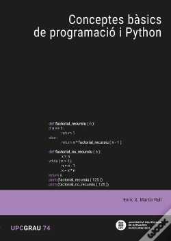 Capa do artigo Conceptes Basics De Programacio I Python