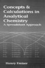 Concepts & Calculations In Analytical Chemistry, Featuring The Use Of Excel - Preview