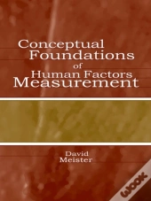 Conceptual Foundations Of Human Factors Measurement