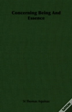 Capa do artigo Concerning Being And Essence
