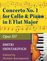 Concerto No. 1, Op. 107 By Dmitri Shostakovich. Edited By Rostropovich. For Cello And Piano Accompaniment. 20th Century. Difficulty
