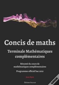 Capa do artigo Concis De Maths Terminale Mathematiques Complementaires