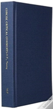 Capa do artigo Concise Critical Comments On The Old Testament