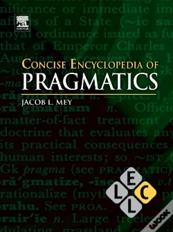 Capa do artigo Concise Encyclopedia Of Pragmatics