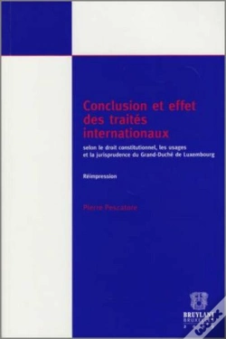Capa do artigo Conclusion Et Effet Des Traités Internationaux