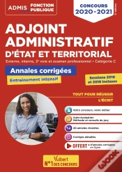 Capa do artigo Concours Adjoint Administratif - Categorie C - Annales Corrigees -Session 2019