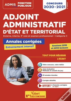 Capa do artigo Concours Adjoint Administratif - Categorie C - Annales Corrigees -Session 2019
