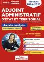 Concours Adjoint Administratif Catégorie C : Annales Corrigées ; Session 2023 Incluse - Preview