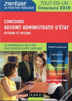 Capa do artigo Concours Adjoint Administratif D'Etat - Concours Externe Et Interne - Tout-En-Un - Concours 2019