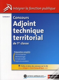 Capa do artigo Concours Adjoint Technique Territorial De 1ere Classe - Categorie C N36