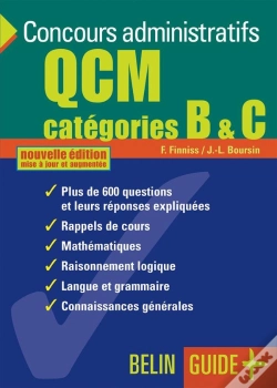 Capa do artigo Concours Administratifs, Qcm ; Categories B Et C (Edition 2006)