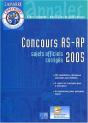 Concours As/Ap 2005 - Preview