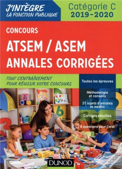 Capa do artigo Concours Atsem/Asem - Annales Corrigees - Concours 2019-2020